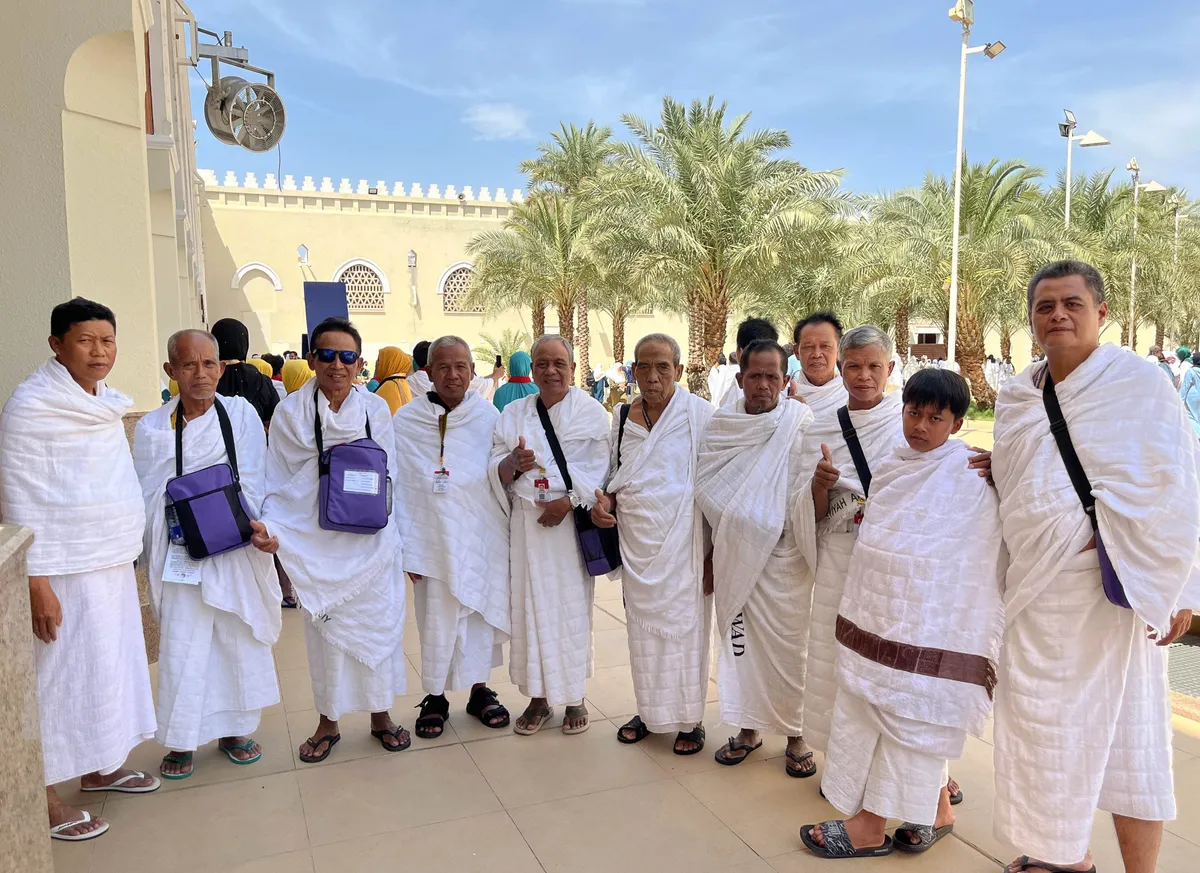 Dokumentasi keberangkatan jamaah Amiru Tour 1